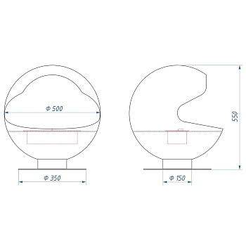 Биокамин Firelight BFP/F-55 Sphere